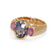 18KT TANZANITE & SAPPHIRE RING