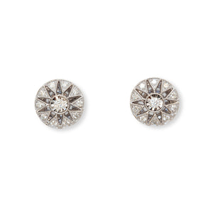 14KT DIAMOND FILAGREE EARRINGS