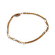 14KT YELLOW GOLD BRACELET WITH HEART PATTERN