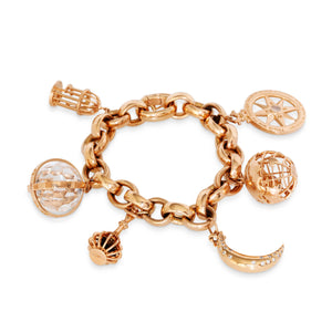 18KT MONICA RICH KOSANN CHARM BRACELET