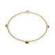 18KT YELLOW GOLD & CITRINE BANGLE