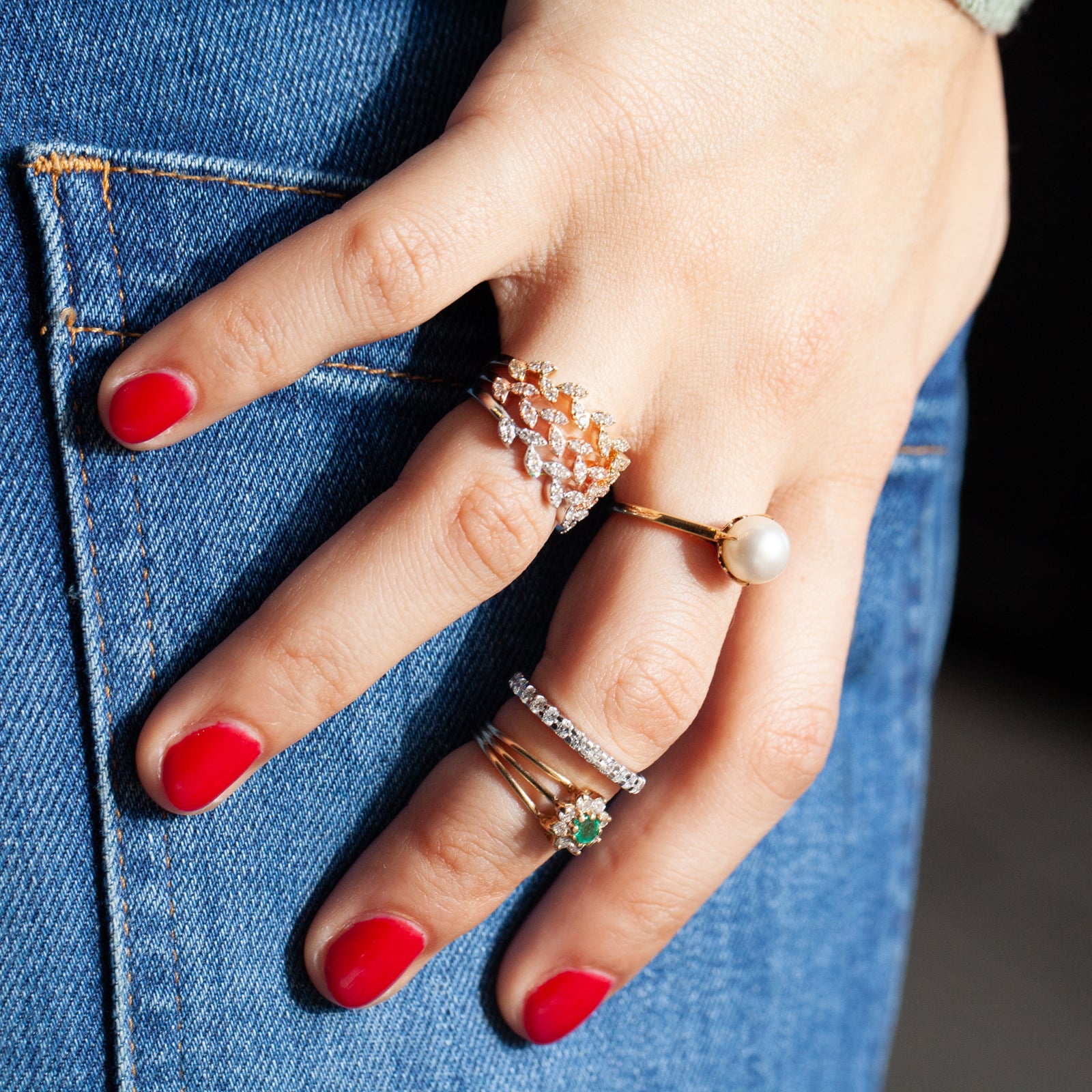 Vintage Mikimoto Cultured Pearl Ring